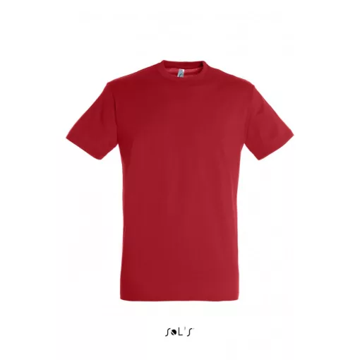 Uniszex póló SOL S SO11380 Sol S Regent - Környakú póló -M, Red