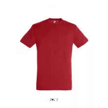 Uniszex póló SOL S SO11380 Sol S Regent - Környakú póló -S, Red