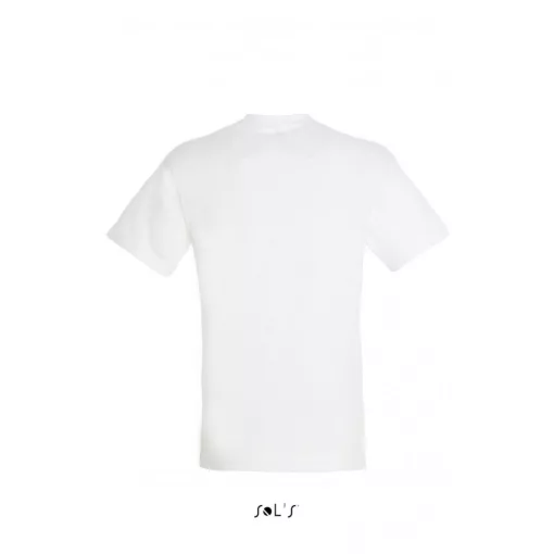 Uniszex póló SOL S SO11380 Sol S Regent - Környakú póló -4XL, White