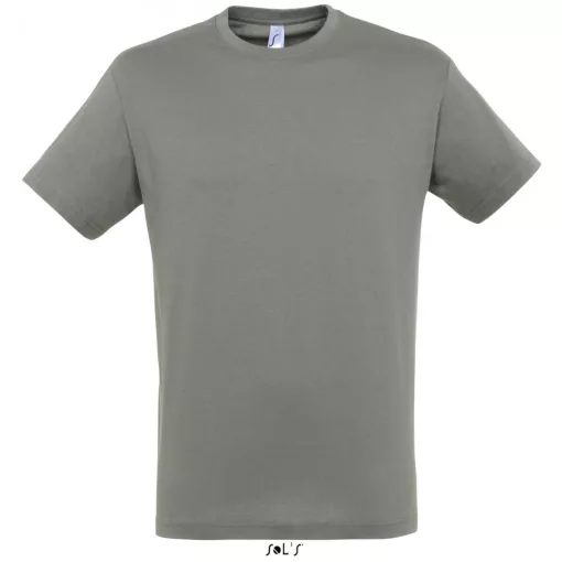 Uniszex póló SOL S SO11380 Sol S Regent - Környakú póló -2XL, Zinc