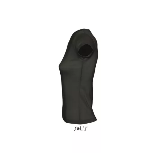 Női póló SOL S SO11388 Sol S Moon - v-nyakú póló -XL, Deep Black