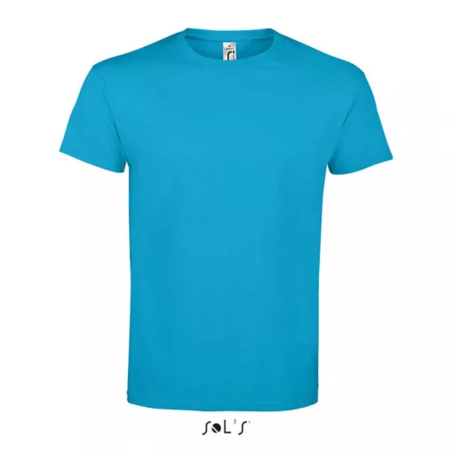 Férfi póló SOL S SO11500 Sol S Imperial - Környakú póló -3XL, Aqua
