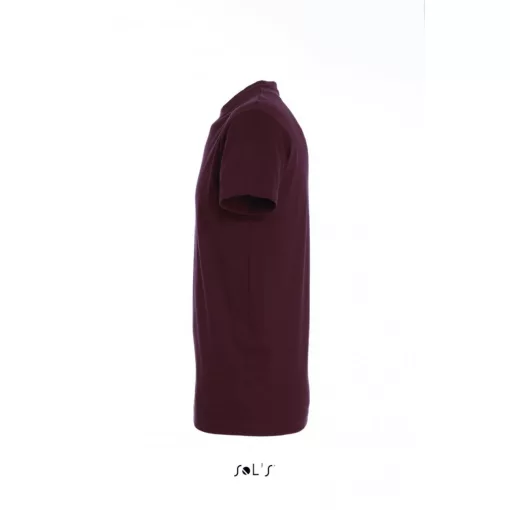Férfi póló SOL S SO11500 Sol S Imperial - Környakú póló -M, Burgundy