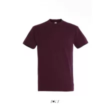 Férfi póló SOL S SO11500 Sol S Imperial - Környakú póló -S, Burgundy