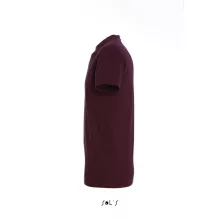 Férfi póló SOL S SO11500 Sol S Imperial - Környakú póló -S, Burgundy