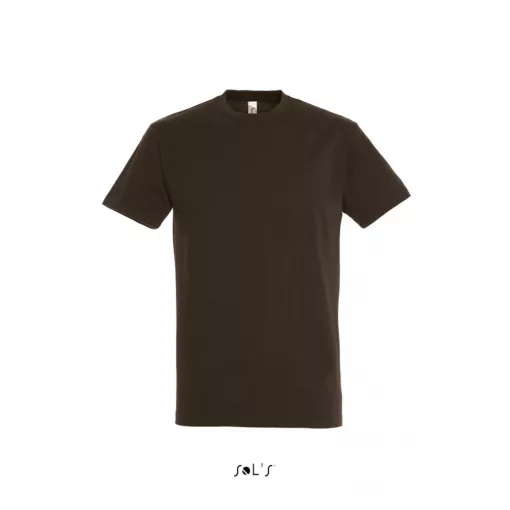 Férfi póló SOL S SO11500 Sol S Imperial - Környakú póló -L, Chocolate