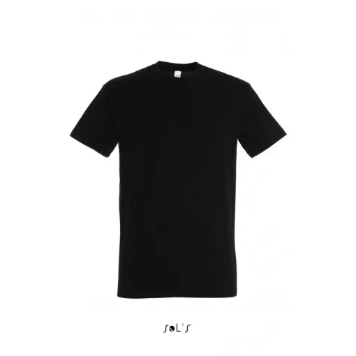 Férfi póló SOL S SO11500 Sol S Imperial - Környakú póló -L, Deep Black