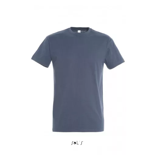 Férfi póló SOL S SO11500 Sol S Imperial - Környakú póló -3XL, Denim