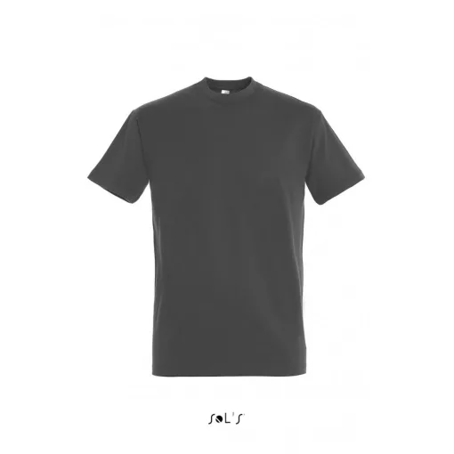 Férfi póló SOL S SO11500 Sol S Imperial - Környakú póló -M, Dark Grey