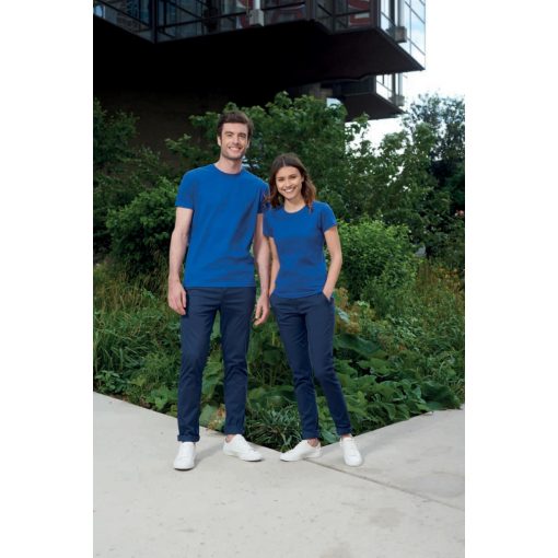 Férfi póló SOL S SO11500 Sol S Imperial - Környakú póló -5XL, Grey Melange