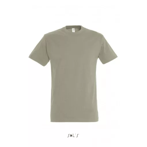 Férfi póló SOL S SO11500 Sol S Imperial - Környakú póló -XS, Khaki