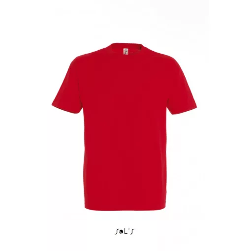 Férfi póló SOL S SO11500 Sol S Imperial - Környakú póló -M, Red