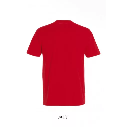 Férfi póló SOL S SO11500 Sol S Imperial - Környakú póló -S, Red
