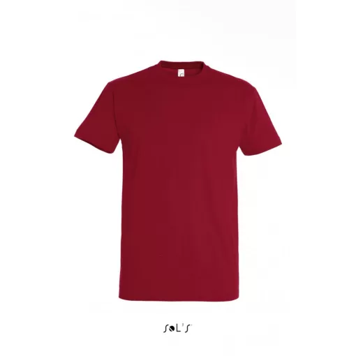 Férfi póló SOL S SO11500 Sol S Imperial - Környakú póló -M, Tango Red