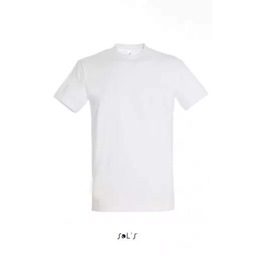 Férfi póló SOL S SO11500 Sol S Imperial - Környakú póló -M, White