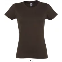 Női póló SOL S SO11502 Sol S Imperial Women - Környakú poló -S, Chocolate