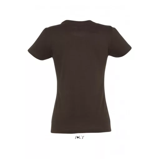 Női póló SOL S SO11502 Sol S Imperial Women - Környakú poló -S, Chocolate