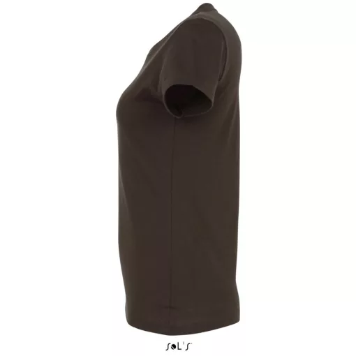 Női póló SOL S SO11502 Sol S Imperial Women - Környakú poló -S, Chocolate
