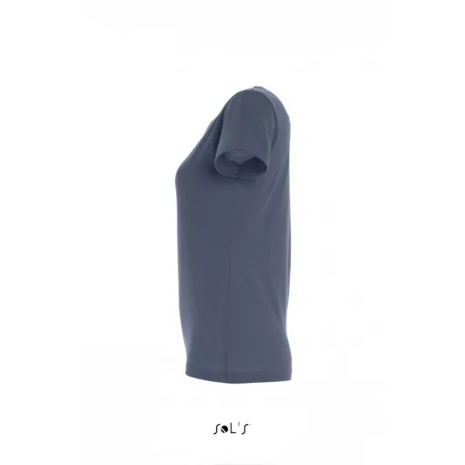 Női póló SOL S SO11502 Sol S Imperial Women - Környakú poló -S, Denim