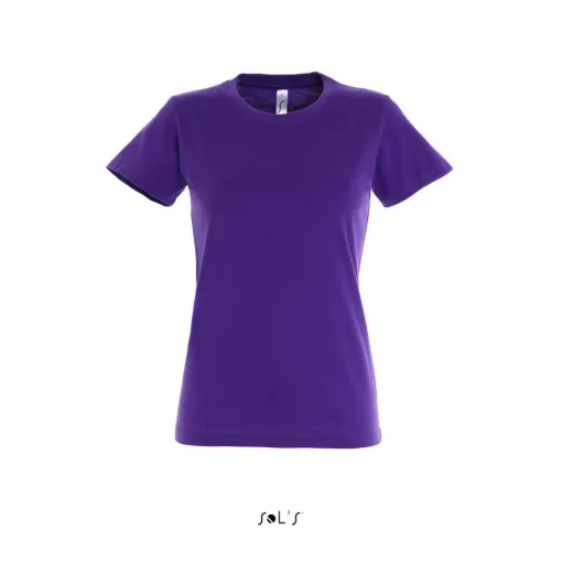 Női póló SOL S SO11502 Sol S Imperial Women - Környakú poló -S, Dark Purple