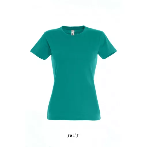Női póló SOL S SO11502 Sol S Imperial Women - Környakú poló -S, Emerald