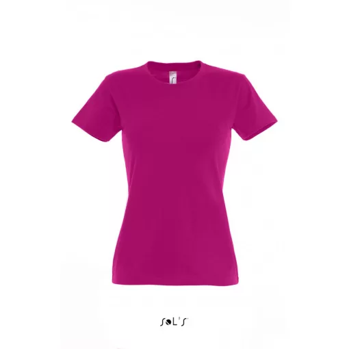 Női póló SOL S SO11502 Sol S Imperial Women - Környakú poló -S, Fuchsia