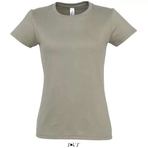 Női póló SOL S SO11502 Sol S Imperial Women - Környakú poló -S, Khaki