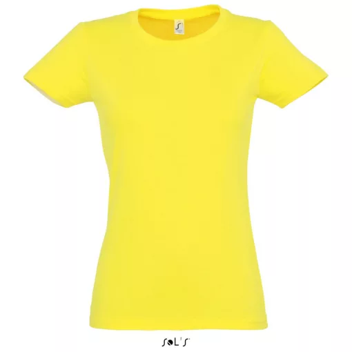 Női póló SOL S SO11502 Sol S Imperial Women - Környakú poló -S, Lemon