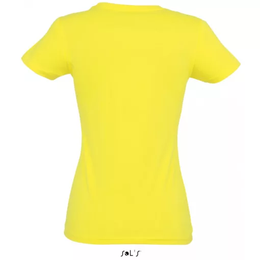 Női póló SOL S SO11502 Sol S Imperial Women - Környakú poló -S, Lemon
