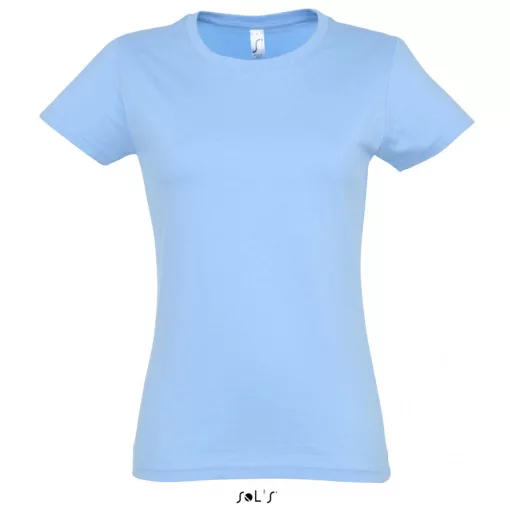 Női póló SOL S SO11502 Sol S Imperial Women - Környakú poló -S, Sky Blue