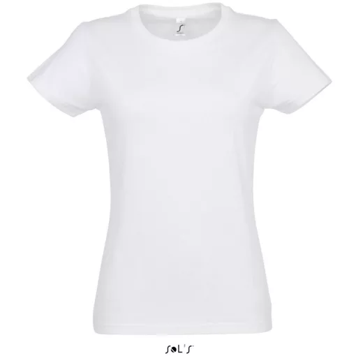Női póló SOL S SO11502 Sol S Imperial Women - Környakú poló -S, White