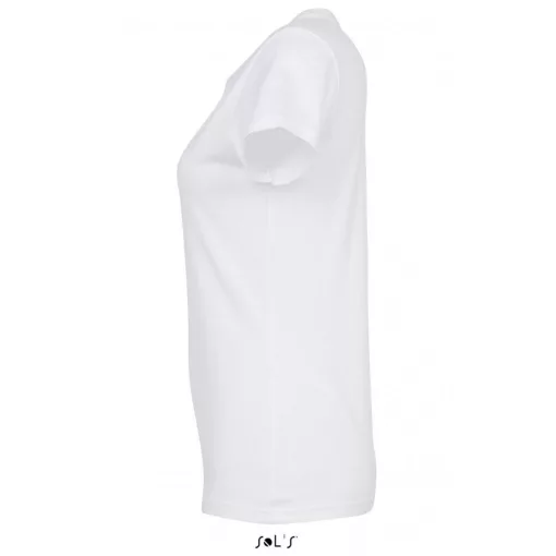 Női póló SOL S SO11502 Sol S Imperial Women - Környakú poló -S, White