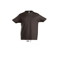 Gyerek póló SOL S SO11770 Sol S Imperial Kids - Round neck T-Shirt -2A, Chocolate