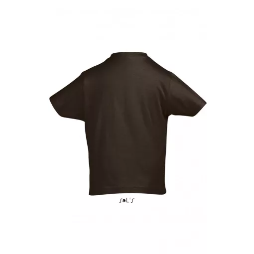 Gyerek póló SOL S SO11770 Sol S Imperial Kids - Round neck T-Shirt -6A, Chocolate