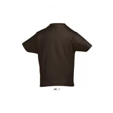 Gyerek póló SOL S SO11770 Sol S Imperial Kids - Round neck T-Shirt -8A, Chocolate