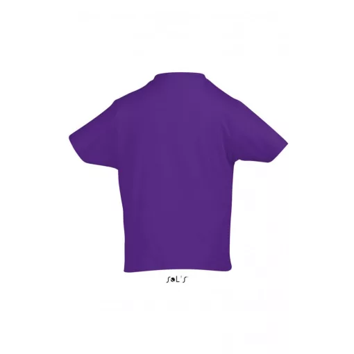 Gyerek póló SOL S SO11770 Sol S Imperial Kids - Round neck T-Shirt -6A, Dark Purple