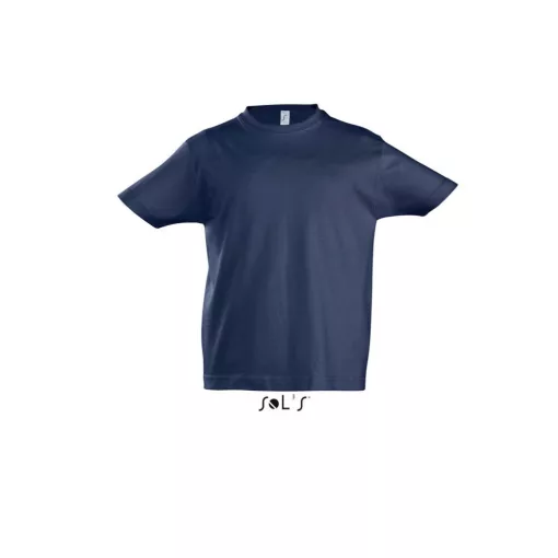 Gyerek póló SOL S SO11770 Sol S Imperial Kids - Round neck T-Shirt -8A, French Navy