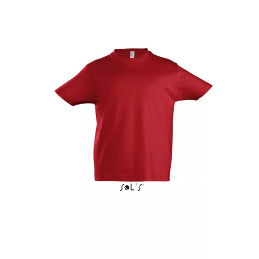 Gyerek póló SOL S SO11770 Sol S Imperial Kids - Round neck T-Shirt -2A, Red