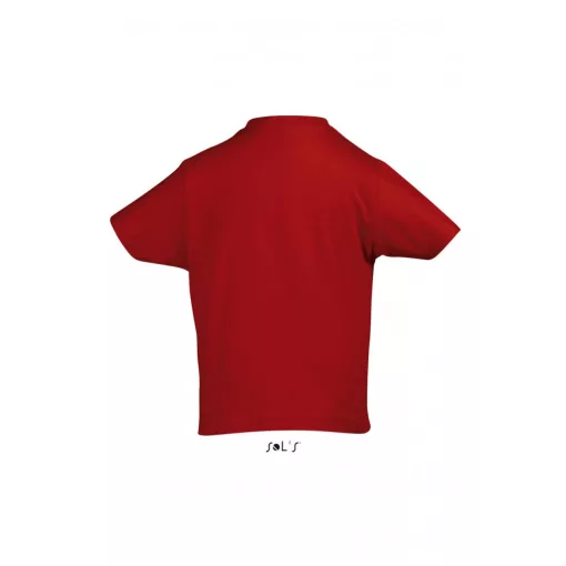 Gyerek póló SOL S SO11770 Sol S Imperial Kids - Round neck T-Shirt -8A, Red