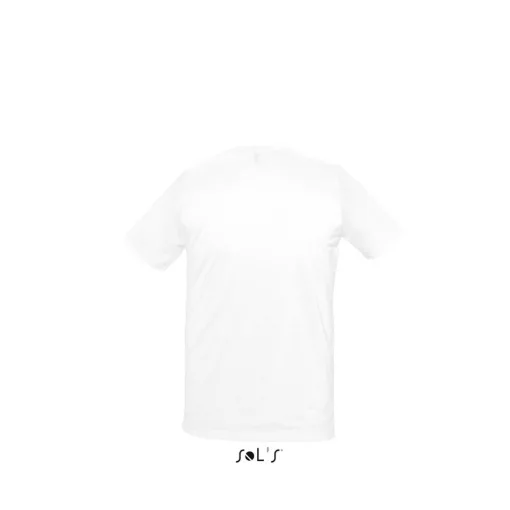 Uniszex póló SOL S SO11775 Sol S Sublima - Környakú póló Szublimáláshoz -XL, White
