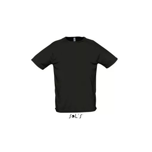 Férfi póló SOL S SO11939 Sol S Sporty - Raglan Sleeved T-Shirt -XS, Black