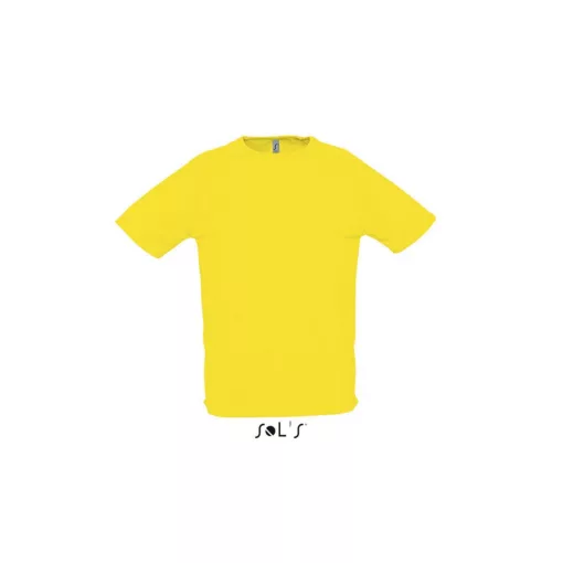 Férfi póló SOL S SO11939 Sol S Sporty - Raglan Sleeved T-Shirt -L, Lemon