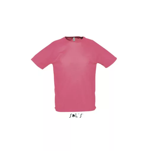 Férfi póló SOL S SO11939 Sol S Sporty - Raglan Sleeved T-Shirt -S, Neon Coral