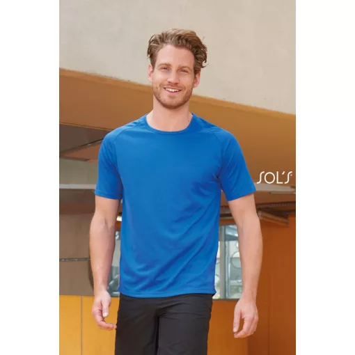 Férfi póló SOL S SO11939 Sol S Sporty - Raglan Sleeved T-Shirt -XS, Neon Pink 2