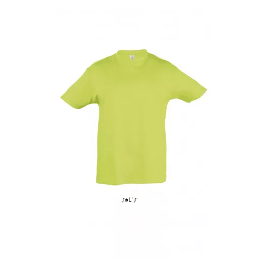 Gyerek póló SOL S SO11970 Sol S Regent Kids - Round neck T-Shirt -10A, Apple Green