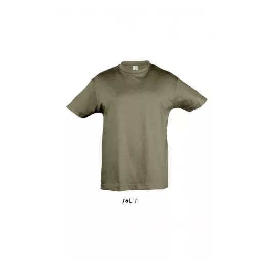Gyerek póló SOL S SO11970 Sol S Regent Kids - Round neck T-Shirt -6A, Army