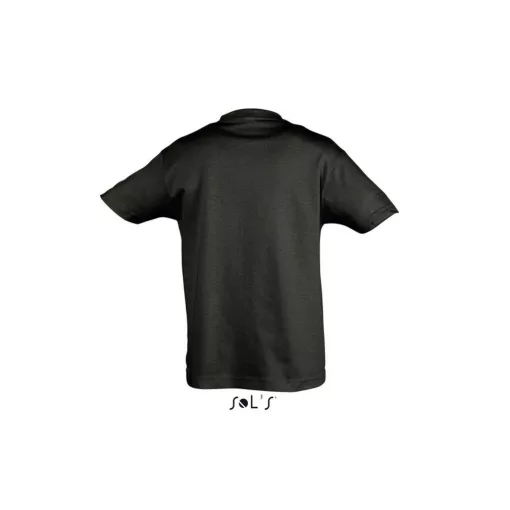 Gyerek póló SOL S SO11970 Sol S Regent Kids - Round neck T-Shirt -12A, Deep Black