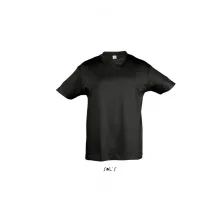 Gyerek póló SOL S SO11970 Sol S Regent Kids - Round neck T-Shirt -8A, Deep Black