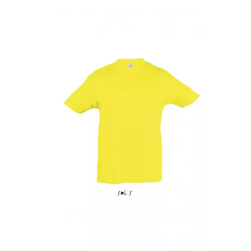 Gyerek póló SOL S SO11970 Sol S Regent Kids - Round neck T-Shirt -2A, Lemon