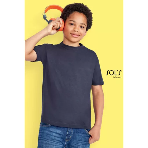 Gyerek póló SOL S SO11970 Sol S Regent Kids - Round neck T-Shirt -6A, Sand